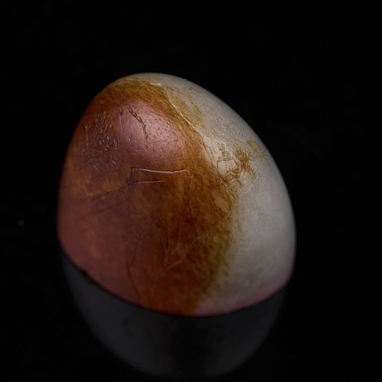 Sello de jade blanco de Hetian