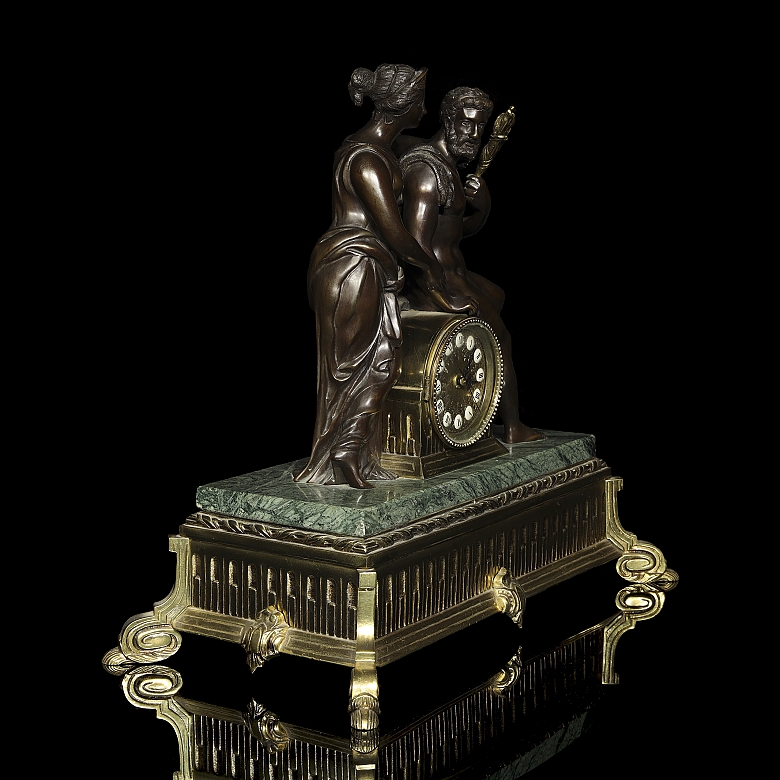 Reloj de mesa de estilo Imperio, s.XX