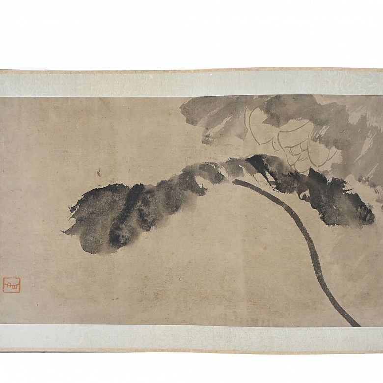 Album of prints entitled ‘Flowers and Birds’ signed by Bada Shanren