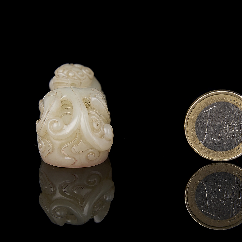 Hetian jade ‘Chilong’ seal, Qing dynasty