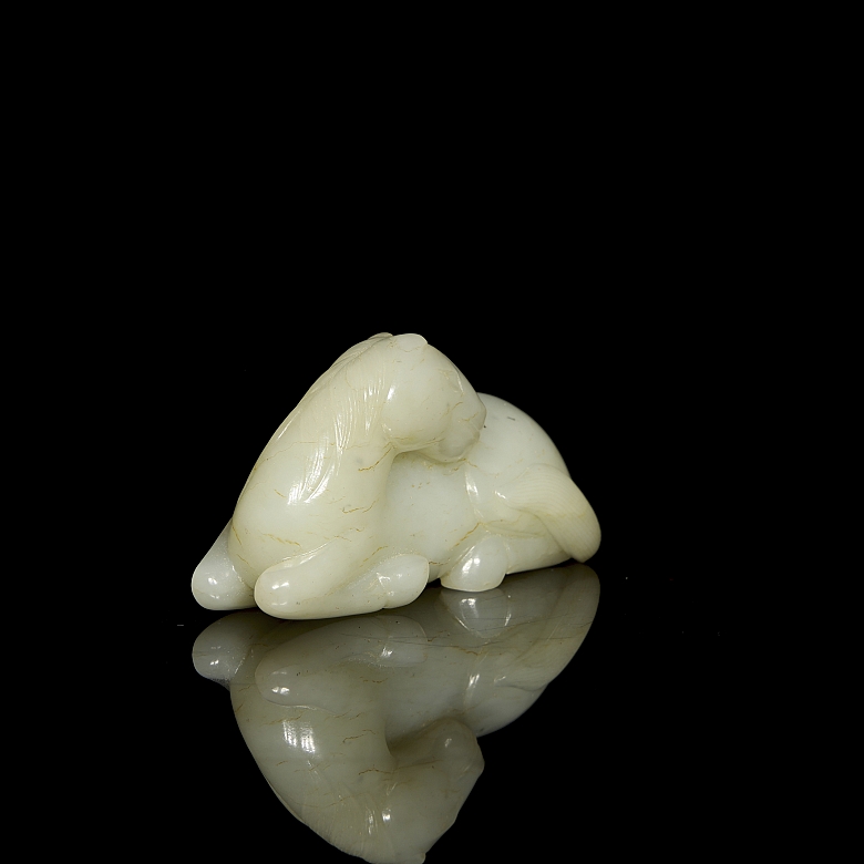 Figura de jade tallado