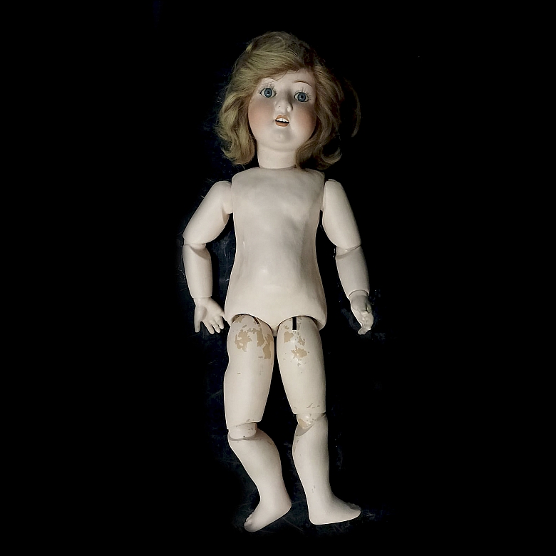 Muñeca de porcelana, 302, Alemania (ca. 1890-1920)