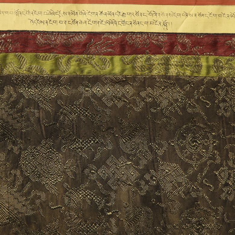 Tibetan thangka, “Stages of Gestation”, 20th century