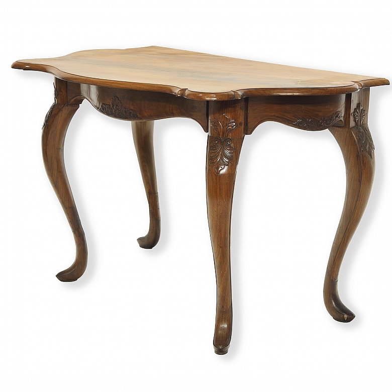 Wall console, following Chippendale models, 20th century - 2