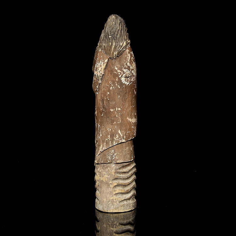 Carved wooden religious sculpture, 20th century - 13
