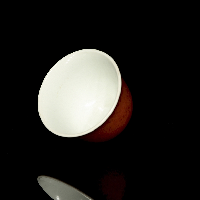 Glazed “Bull's Blood” bowl, Qing dynasty - 5