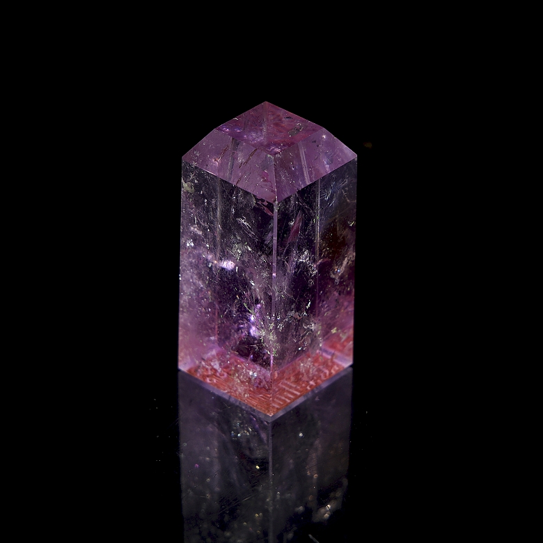 Sello de cuarzo morado, dinastía Qing
