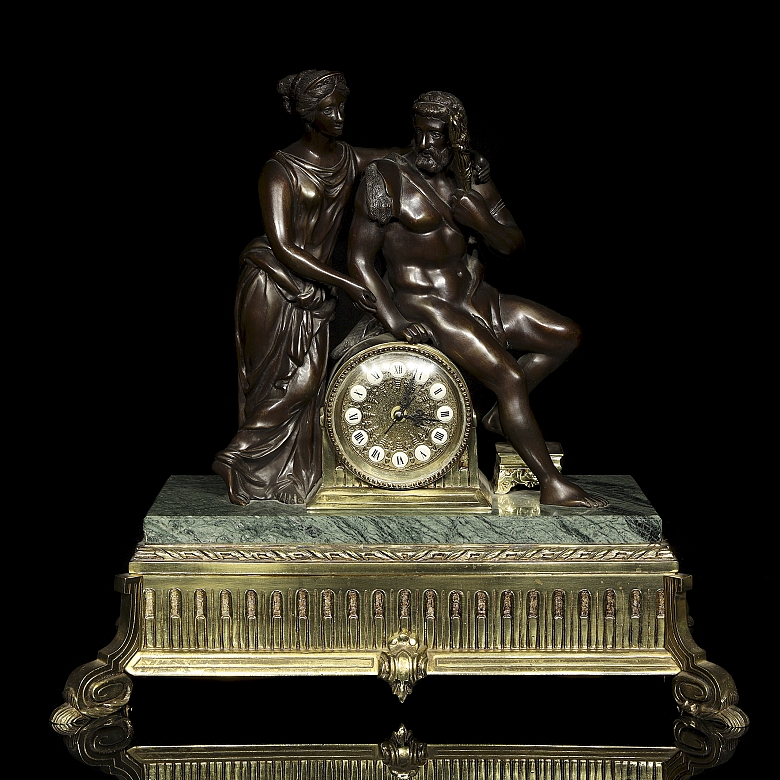 Reloj de mesa de estilo Imperio, s.XX