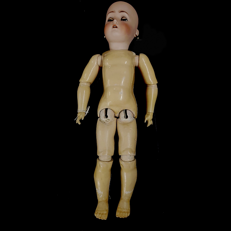 Muñeca de porcelana, Catterfelder Puppenfabrik, Alemania, c. 1910-1920