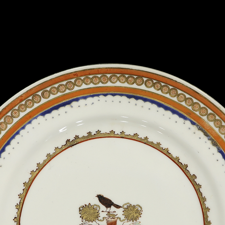 Plato de porcelana 