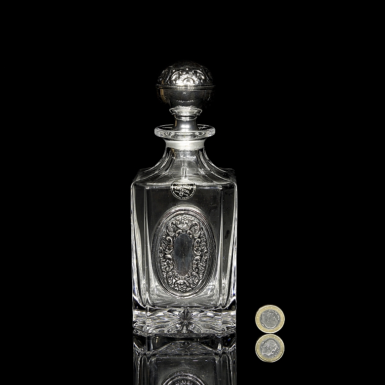 Licorera de cristal Chinelli, s.XX