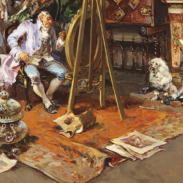 Antonio Medina Serrano (1944) ‘The Antique Dealer’, 2002