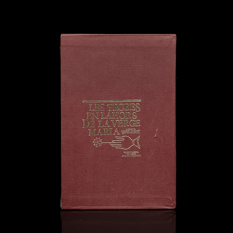 Facsimile ‘Les trobes en lahors de la verge Maria’, 1979
