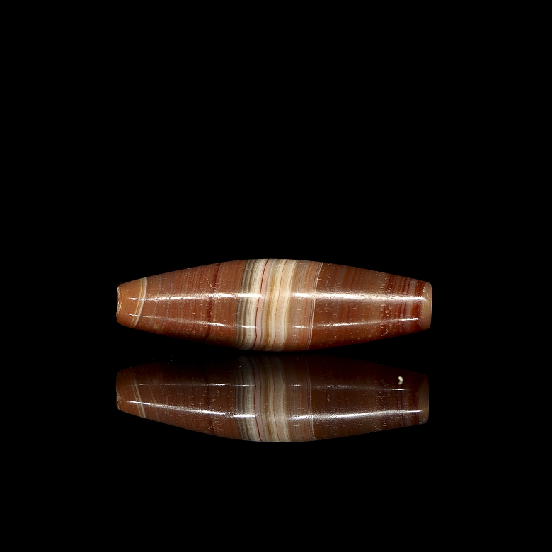 Cuenta Dizi de ágata roja, dinastía Liao