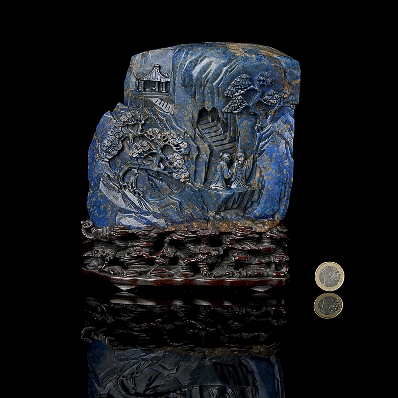 Escultura en lapislázuli 