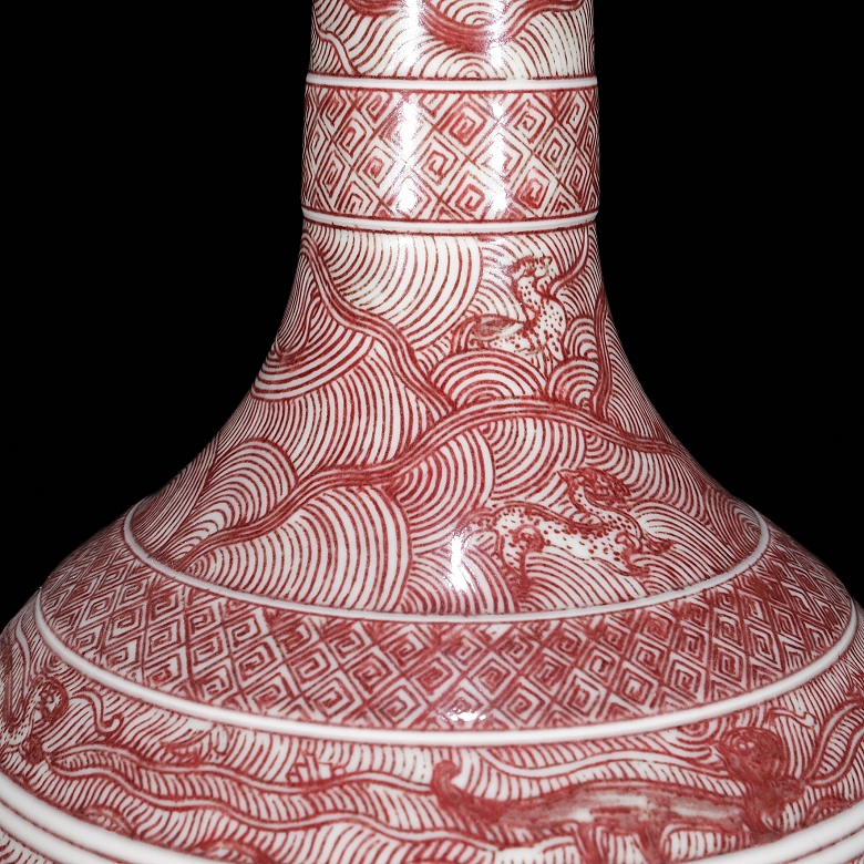 Jarrón de porcelana 