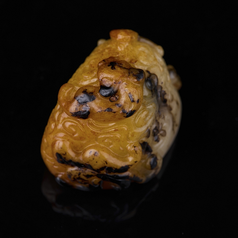 Sello de jade blanco de Hetian