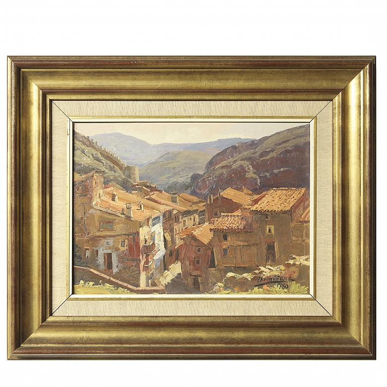 Vicente Armiñana (1950) ‘Views of Albarracín’, 1980
