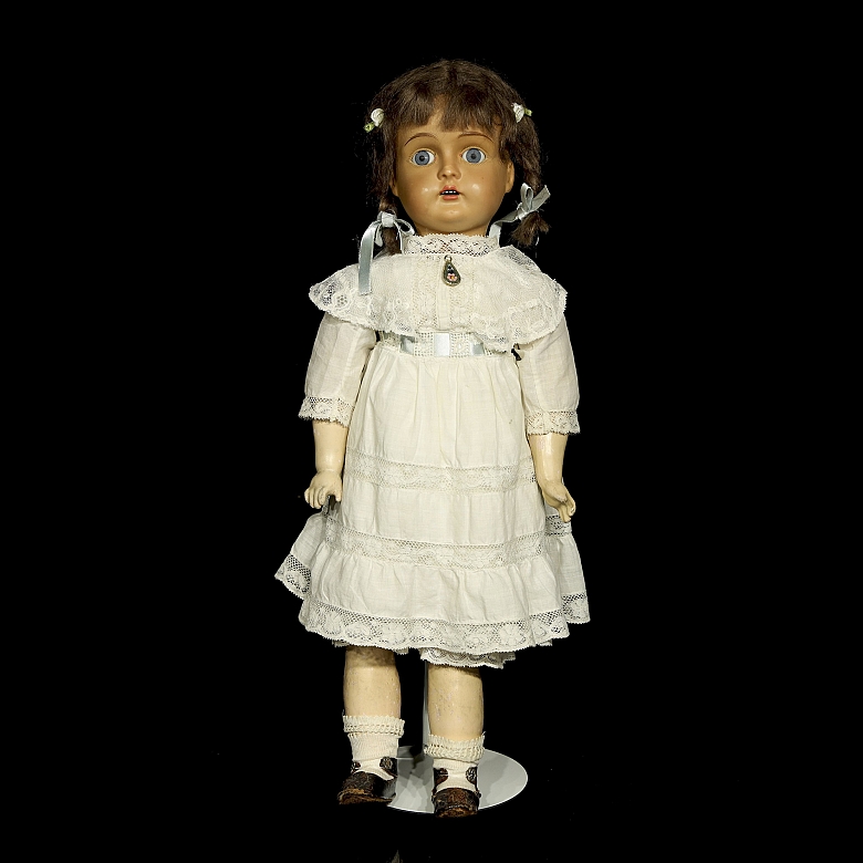 Muñeca de celuloide Kestner (J.D.K.), Alemania, c. 1910-1920
