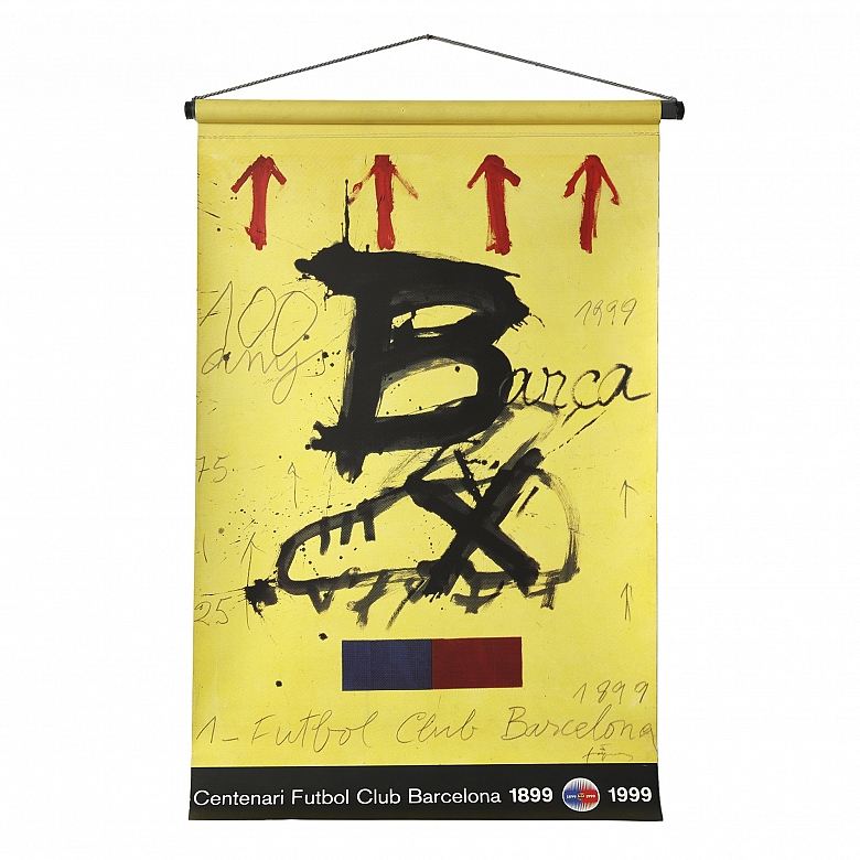 Antoni Tàpies (1923–2012) ‘Centenary of Football Club Barcelona’, 1999
