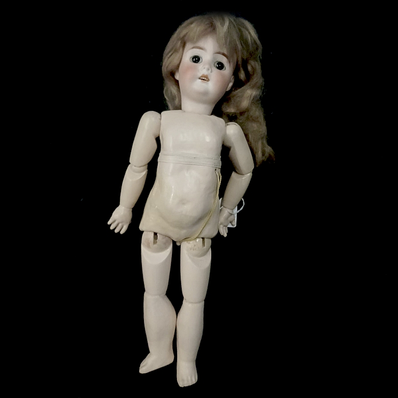 Gran muñeca de porcelana, Europa, ca.1900-1915