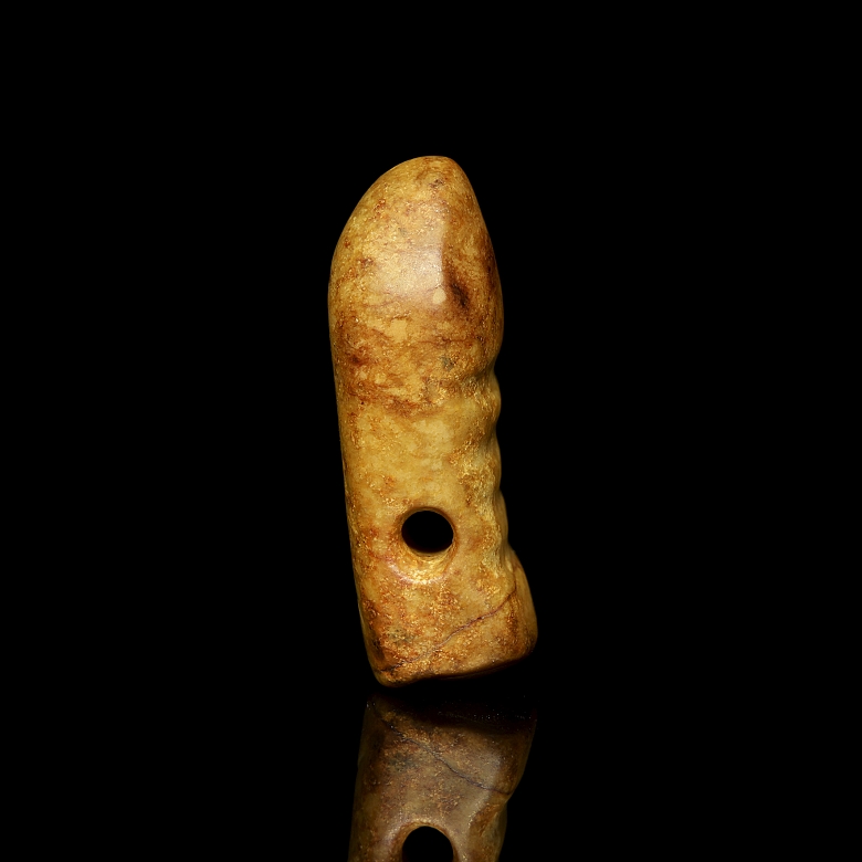 Colgante de jade, dinastía Qing