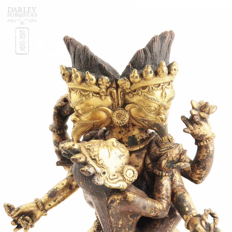 鎏金铜马头明王像 - 1