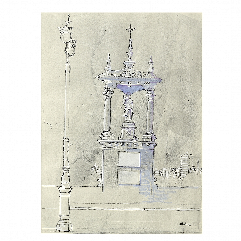 Marti (20th century) ‘Capilla del Puente del Real’, 1996