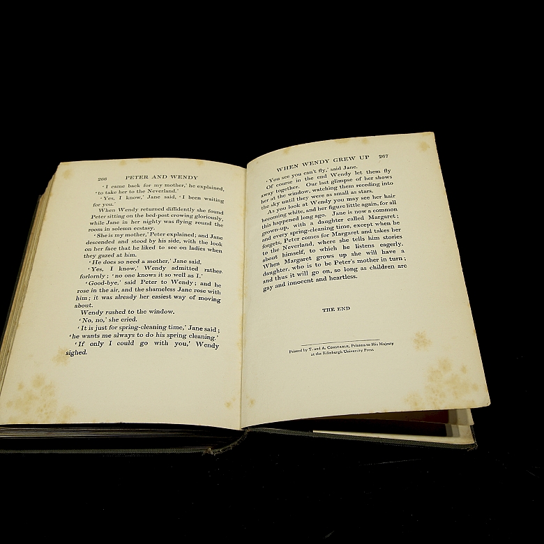 J. M. Barrie, Peter and Wendy, First Edition, 1911