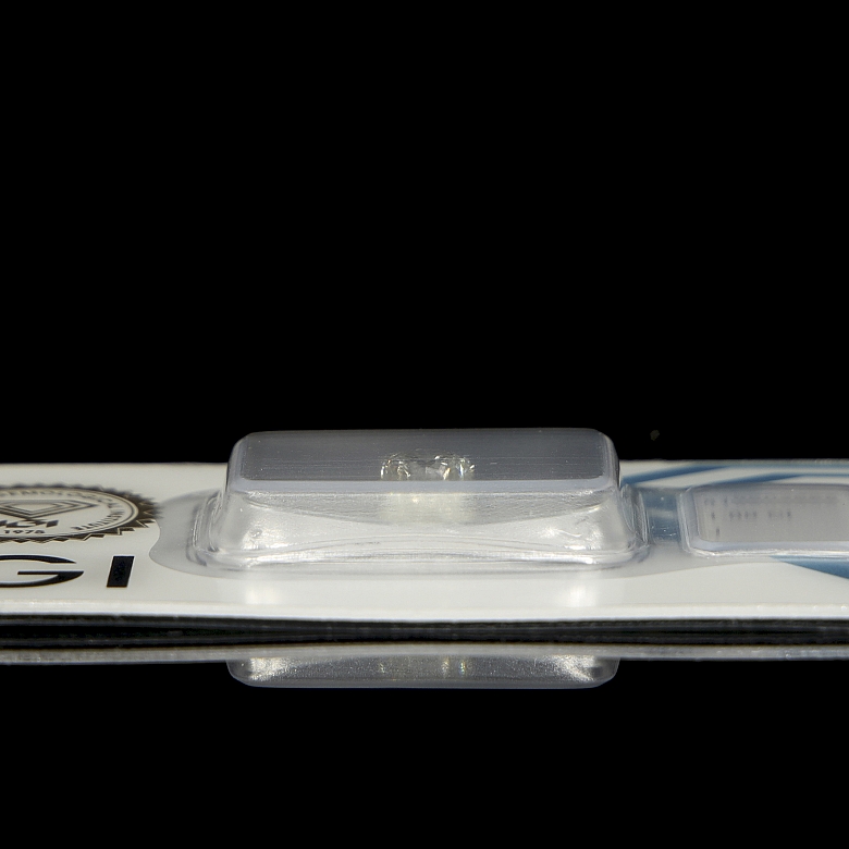 Diamante natural en talla brillante, 1.00 ct, certificado IGI