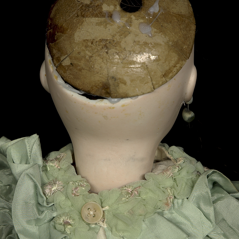 Muñeca de porcelana, Francia, finales s.XIX