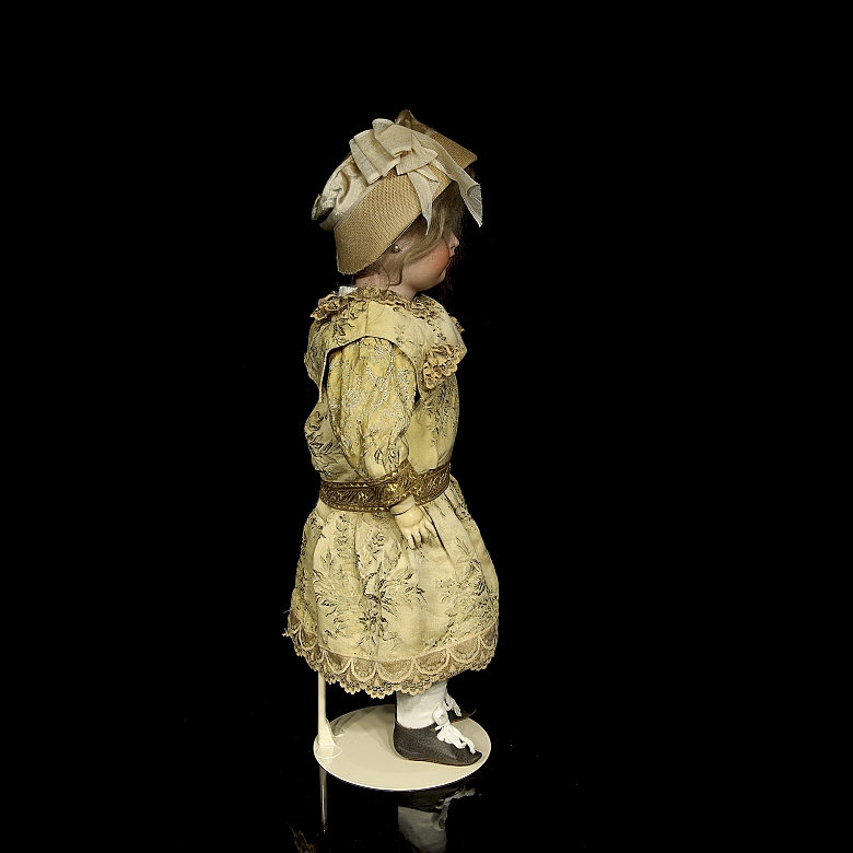 Muñeca de porcelana, Catterfelder Puppenfabrik, Alemania, c. 1910-1920