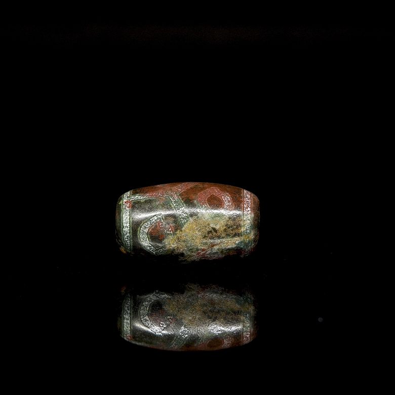 Cuenta Dzi de ágata, cultura Xiangxiong