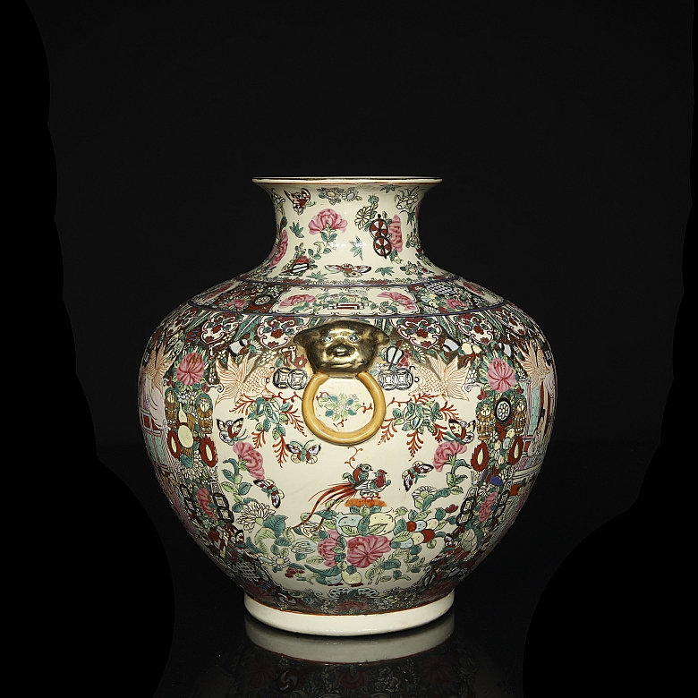 Jarrón de porcelana
