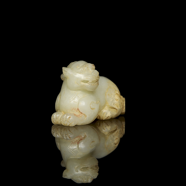 Figura de jade tallado 