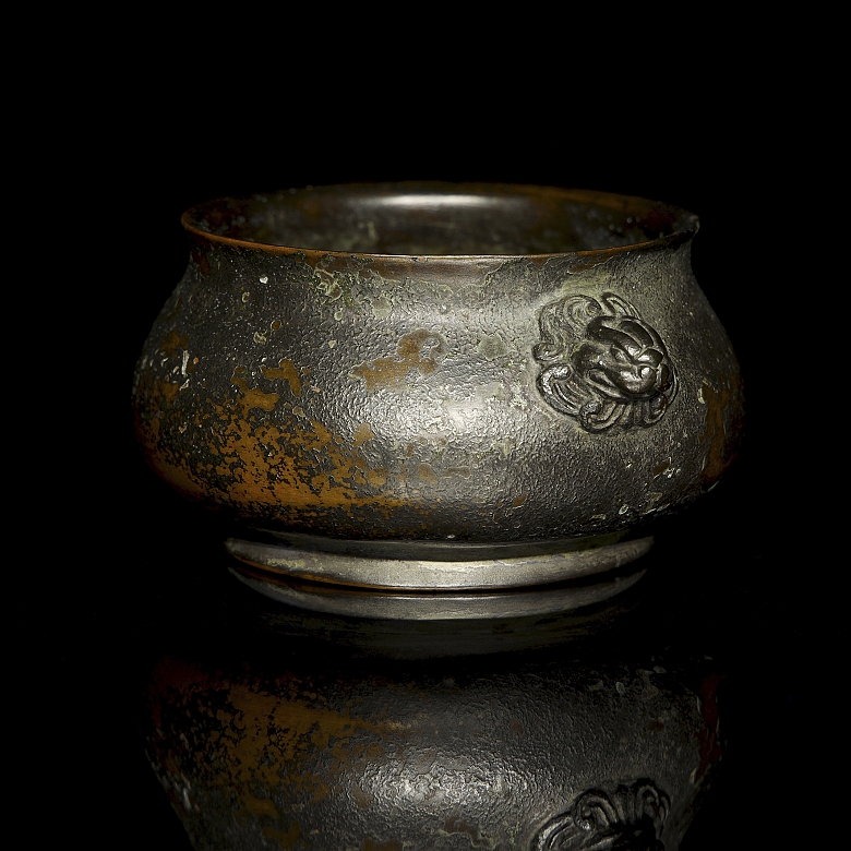 Incensario de bronce 
