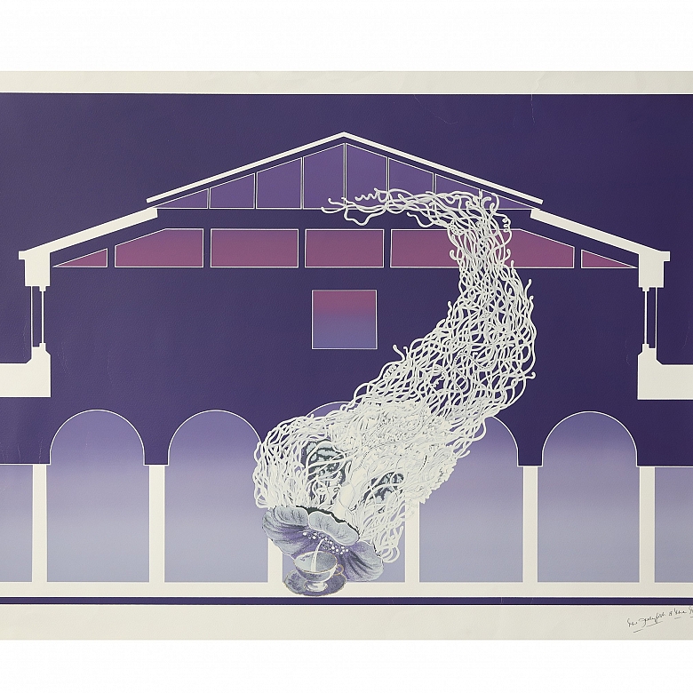 Alice Aycock (1946) “The jellyfish and the teacup”, 2003