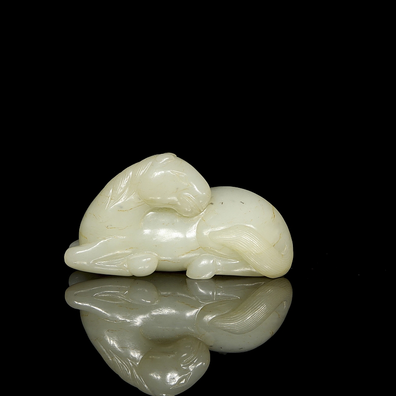 Figura de jade tallado