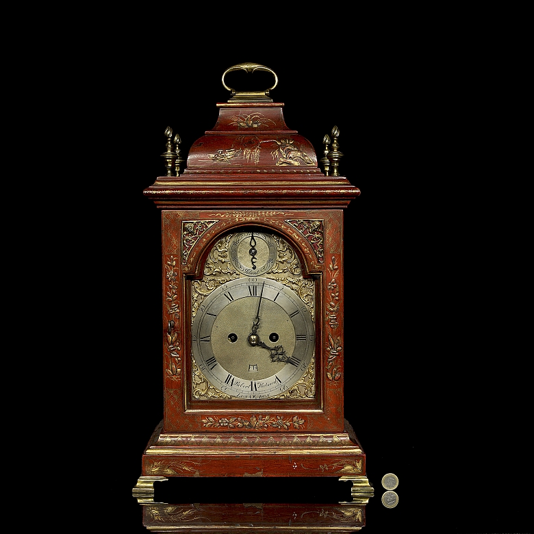English Bracket Clock by Robert Fleetwood, London 1763-1790