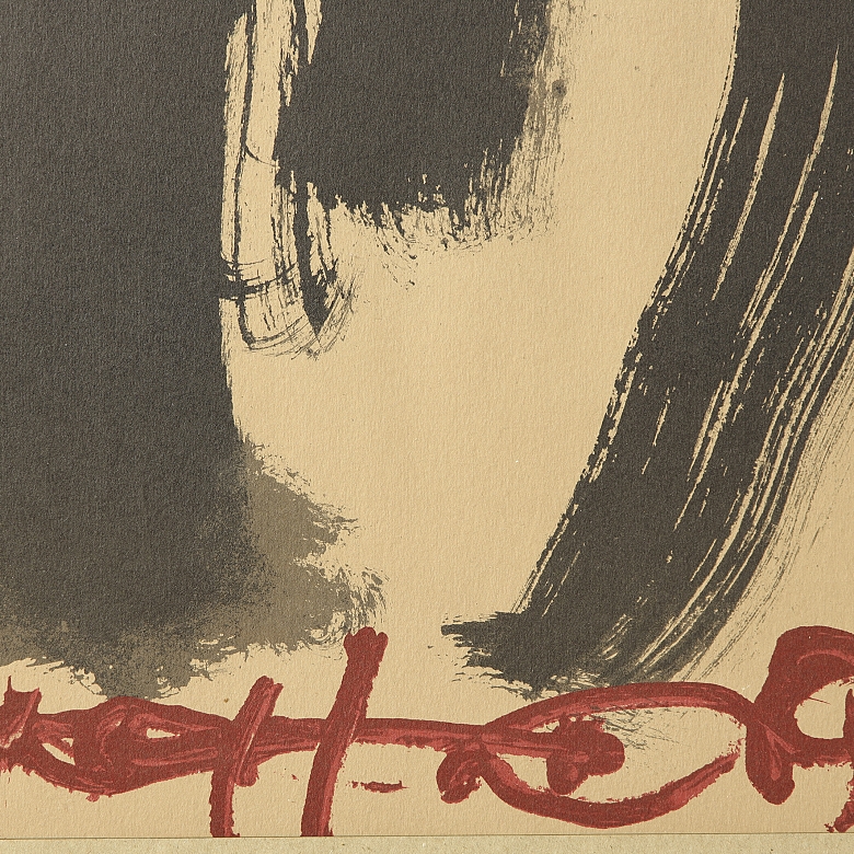 Antoni Tapies (1923–2012) ‘M. Ojos y Cruz’