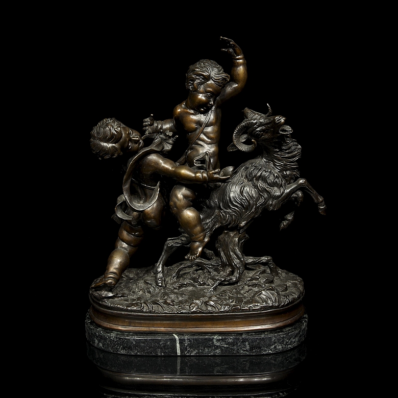 Manufactura Algora, escultura de bronce 