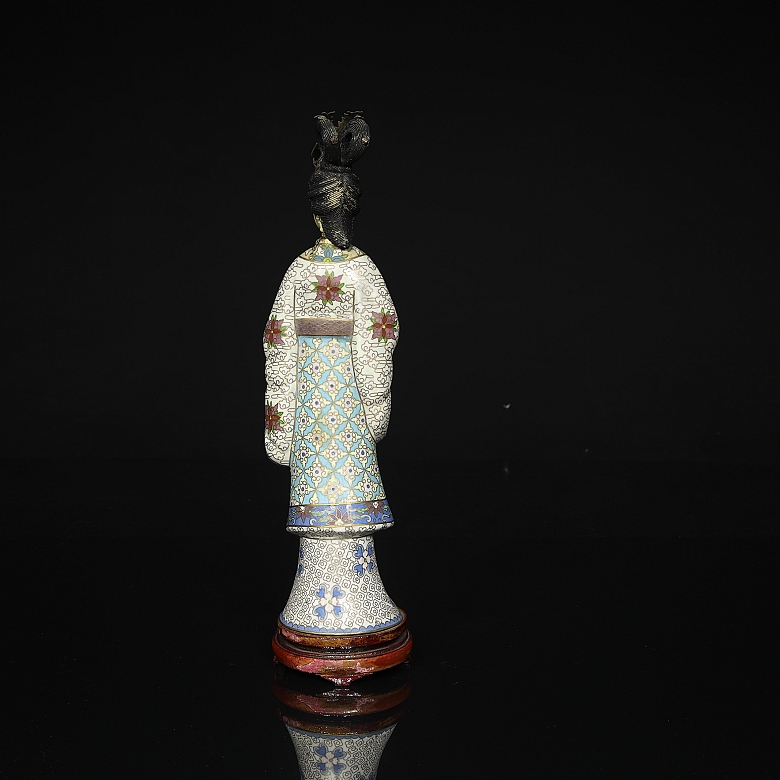 Figura de cloisonné