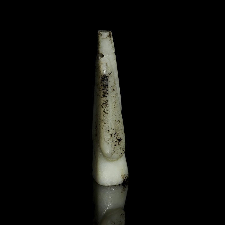 Colgante de jade blanco 