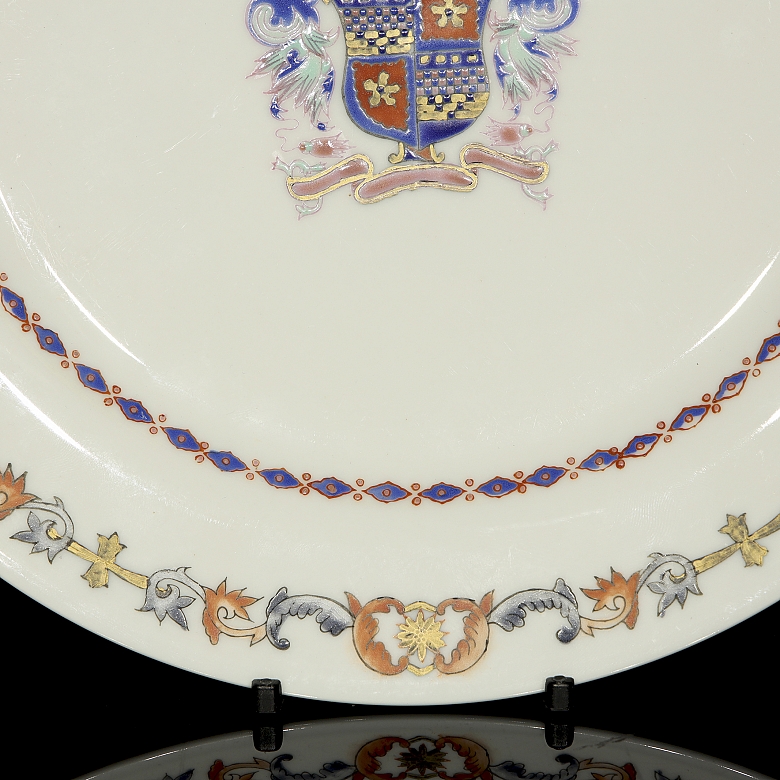 Plato de porcelana 