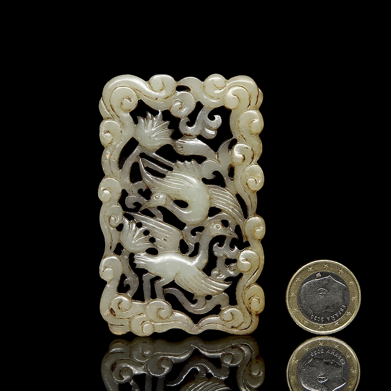 Small Liao-Jin style jade plaque - 6