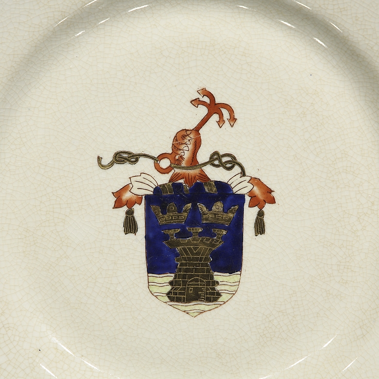 Plato de porcelana