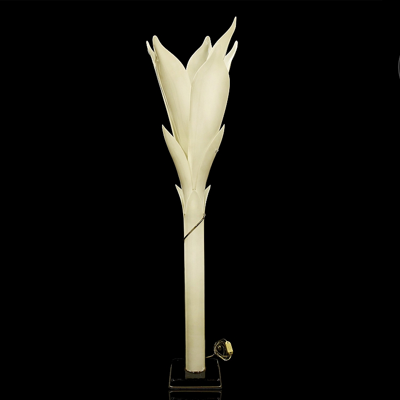 Sculptural floor lamp by Rougier, ca. 1970