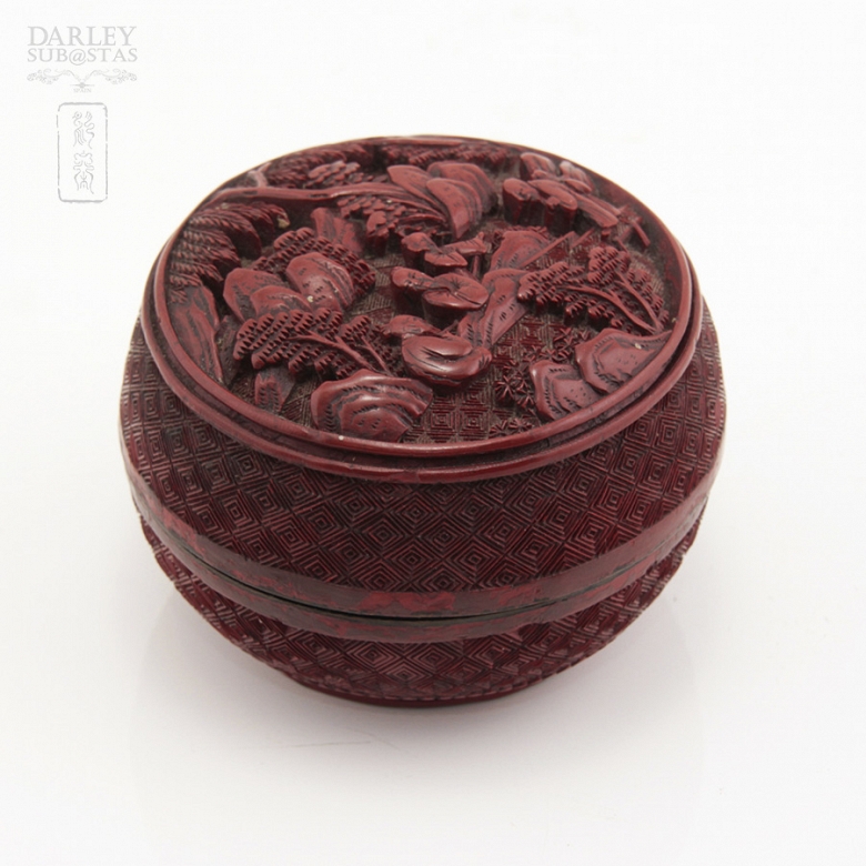 Caja China de cinnabar siglo XVIII - 1