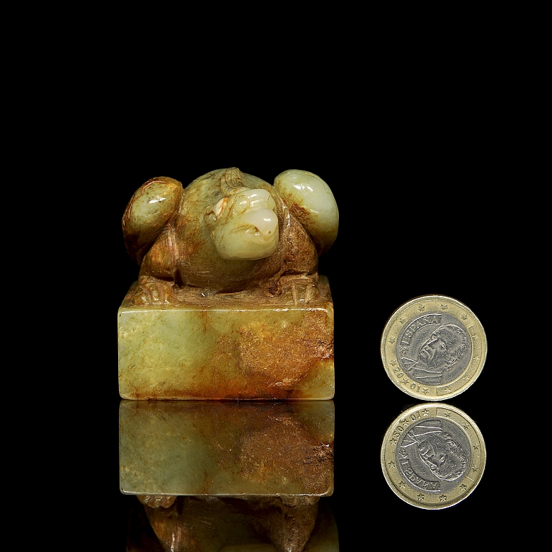 Sello de jade amarillo
