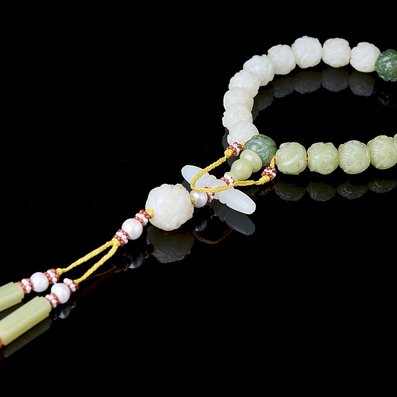 Pulsera de cuentas de jade 